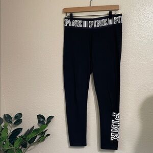 PINK Victoria's Secret Black Leggings